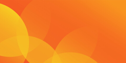 Minimal geometric background. Orange elements with fluid gradient. Dynamic shapes composition. Eps10 vector