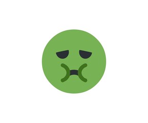 Green skull and crossbones icon on black background