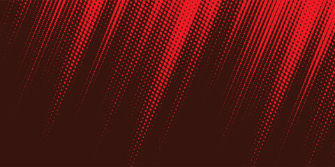 Red color pattern gradient grunge texture background. Dots pop art comics sport style vector illustration Abstract background dark red with modern corporate concept
