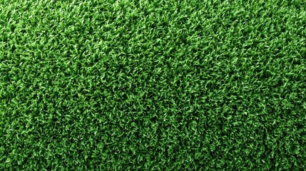 Close-up of vibrant green artificial grass, perfect for backgrounds and textures