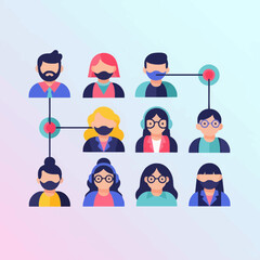 Remote Team Communication and Connection Network