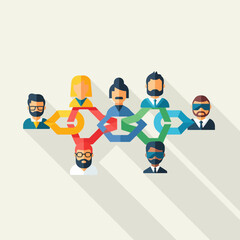 Secure Digital Connection Between Diverse Business Professionals