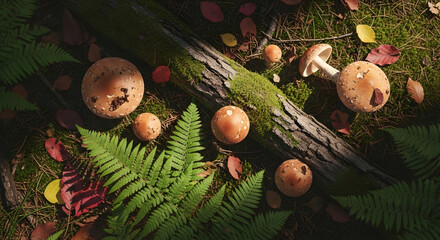 Wild Mushroom Growth