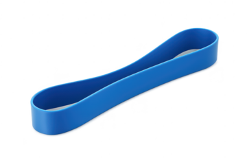 Blue Clip Organizer with transparent background, isolated product view.