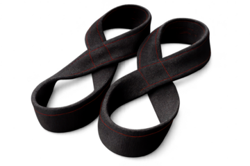 Weightlifting Straps on a transparent background for gym enthusiasts