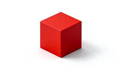 Fototapeta premium RedCubeIsolated