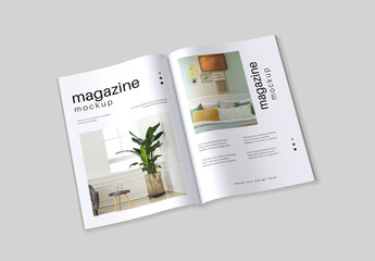 Open Magazine Mockup