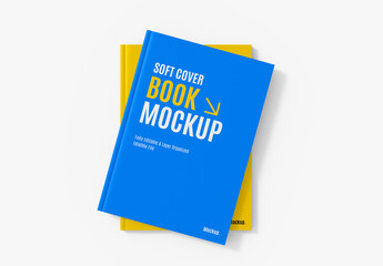 Soft Cover Book Mockup