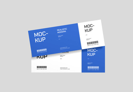 Two Event Ticket Mockup