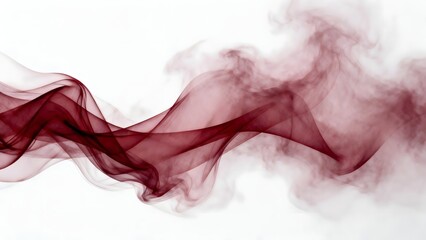 Red abstract smoke