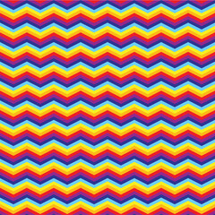 Chevron background, design seamless pattern rainbow. Vector