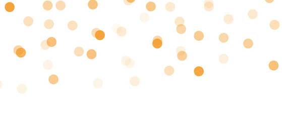 Abstract Orange Bokeh Background with Minimalist Floating Orbs and Soft Amber Light Circles