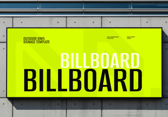 Street Wall Billboard Mockup