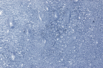 Obraz premium A window with frost on it