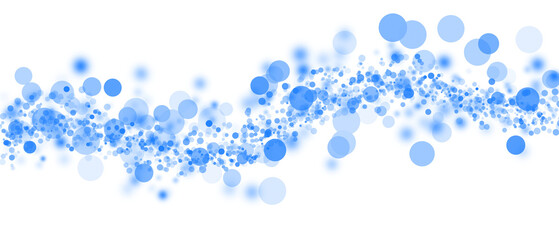 Abstract blue sparkle dust wave PNG overlay 