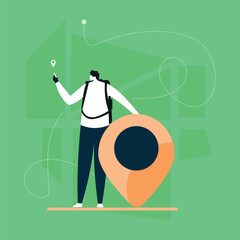 Modern Digital Traveler Using GPS Navigation to Explore Cities with Smart Mapping