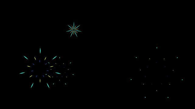 Cartoon game motion graphics effects, Circles fireworks explosion line shape blast, ellipse blast black screen animation with Alpha channel. Pop-up line animation, Circle bursting,Geometric effects
