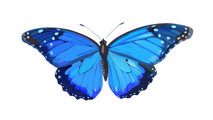 a-cute-blue-morpho-butterfly-in-digital-painting (1)
