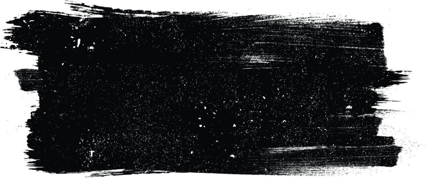 Splatter Paint Texture . Distress Grunge background . Scratch, Grain, Noise rectangle stamp . Black Spray Blot of Ink.Place illustration Over any Object to Create Grungy Effect .abstract vector.
