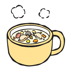 具沢山クラムチャウダー
Clam chowder