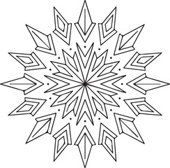 Obraz premium Mandalas are believed to emanate specific vibrations and energy, with their symmetrical nature promoting a sense of balance, stability, and harmony.