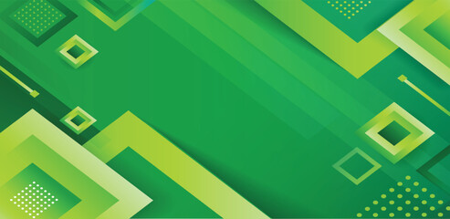  abstract green geometric background