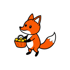 red fox cartoon