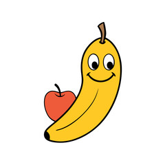cartoon banana cartoon