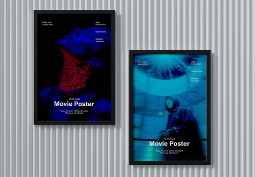 Two Movie Poster Mockup