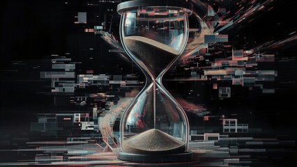 Digital Hourglass in Motion
