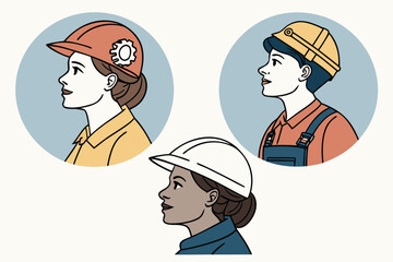 man and woman in uniform