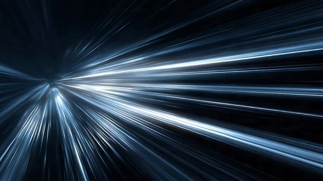 Hyperspace velocity Blue light beams accelerate