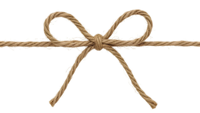 Simple twine bow decoration