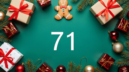 Celebrating the 71st day of advent