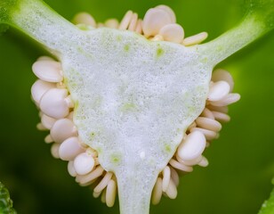 High-resolution macro of seeds inside jalape&ntilde;o pepper