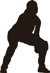 バレーボールの試合の様子