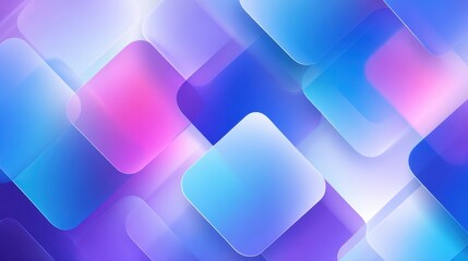 Abstract geometric background with soft gradients and blurred shapes in blue, pink, and lavender tones for modern design and creative projects