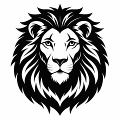 Obraz premium Majestic Lion Head Logo Vector Illustration