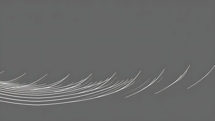 disequilibrium. White arc patterns showing rotational motion trajectory on minimalist background. STEM education sheets, lab safety posters, designed for biotech research communications.