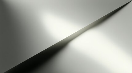 Abstract composition of light and shadow creating geometric shapes and depth on smooth surface representing modern minimalism and versatility in design