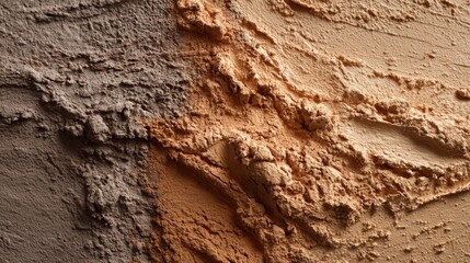 Fototapeta premium Textured Close-Up of Natural Makeup Powders and Mineral Ingredients on a Neutral Background for Beauty and Cosmetic Product Photography