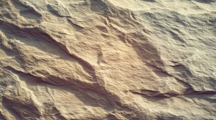 Fototapeta premium Close-Up View of Textured Rock Surface with Natural Patterns, Shadows, and Earthy Tones for Background Use in Various Creative Projects