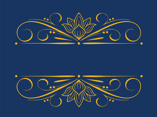 Elegant Floral Ornamental Divider