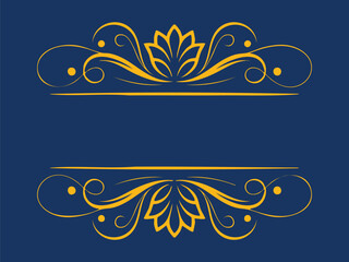 Elegant Floral Ornamental Divider