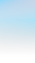 Blue gradient background on transparent background