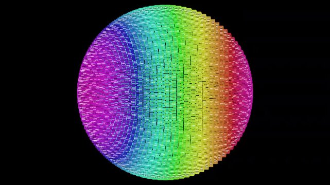 Bright Orbiting globe energy spectrum with quantum computer circuitry