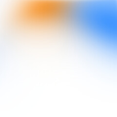Blue orange gradient color blend on transparent background