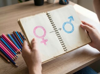 Understanding gender transition: a visual representation of changing identity