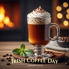 Celebrating national irish coffee day on january 25th