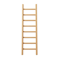 Simple wooden step ladder isolated on white © X02